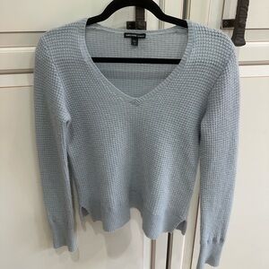 JAMES PERSE Waffle Knit Textured Cashmere sweater